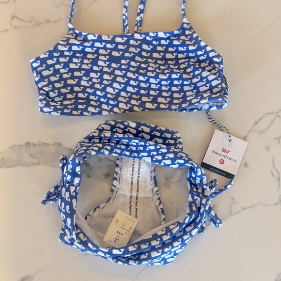Girls Vineyard Vines for Target bikini two piece bathing suit size 6/6x - Picture 4 of 4